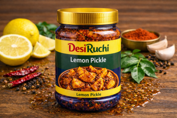 DesiRuchi Lemon Pickle – Tangy & Spicy Traditional Pickle